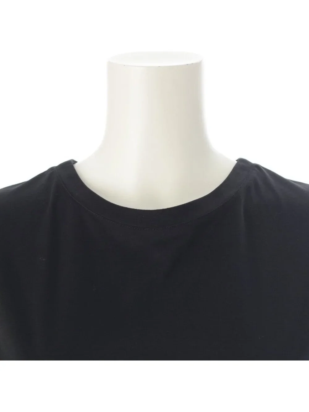 Chanel Cotton Top Back Coco Button Short Sleeve Dress Black - Picture 5 of 10